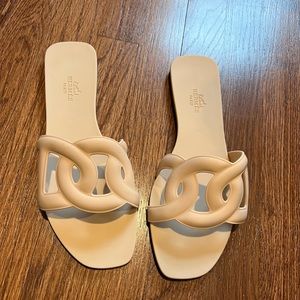 Hermes jelly sandals